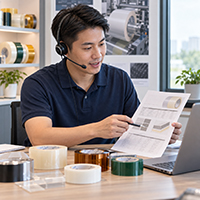 Technical support for industrial adhesive tape selection